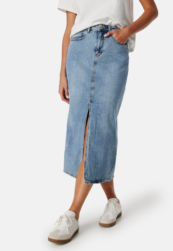 Vipia new High Waist midi denim skirt