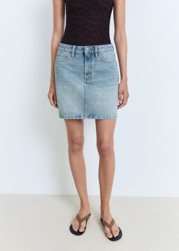 Short Denim Skirt