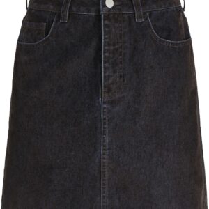 Jxmia Flock Short Denim Skirt DNM