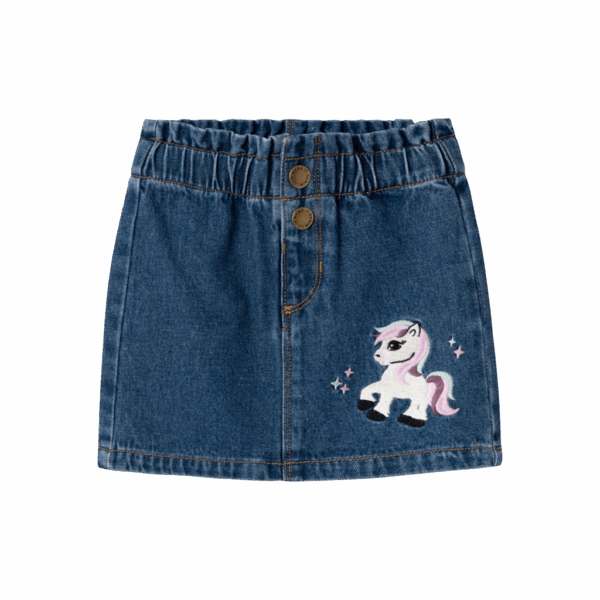 NAME IT Sienna Denim Nederdel Dark Blue Denim