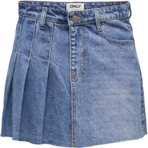 ONLY dame nederdel ONLKADIE - Light Blue Denim