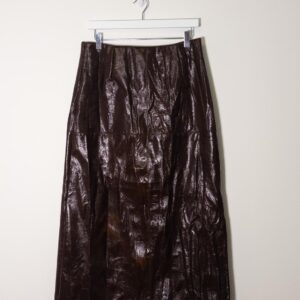 Tswendy PU Midi Skirt