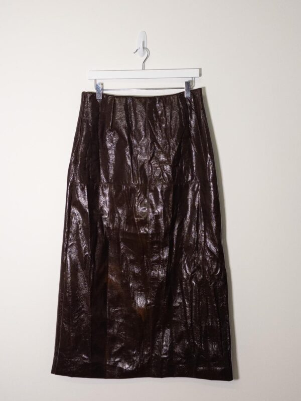 Tswendy PU Midi Skirt