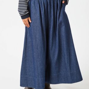 Yara Denim Long Skirt